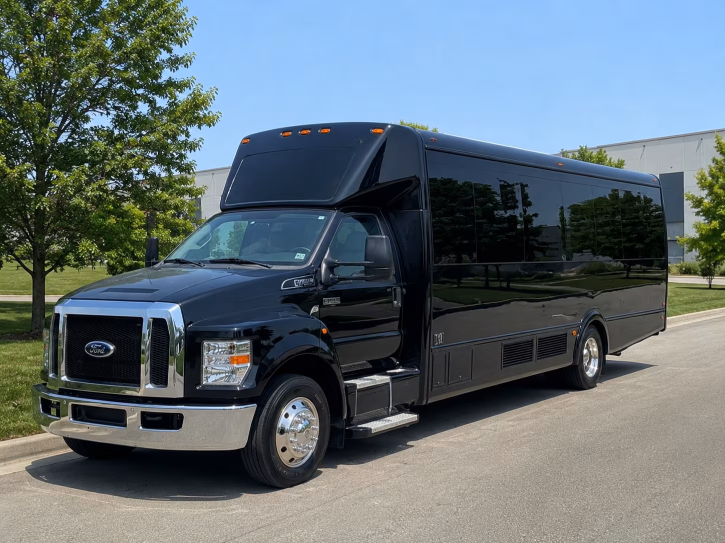 get a wedding party bus that starts the celebration early